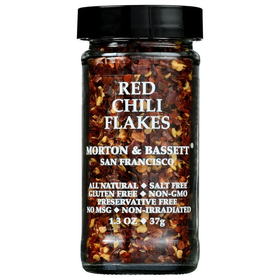Pack of 3, Morton & Bassett Red Chili Flakes, 1.3 oz