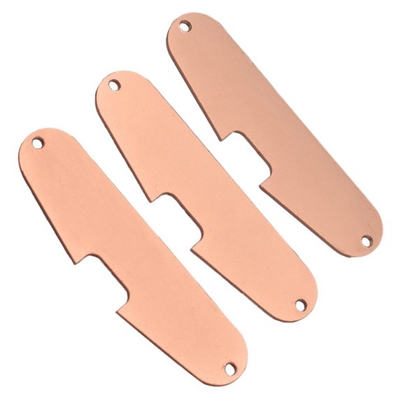 Pack of 3 Multifuntional Copper Wound Guitar Pickups Baseplate Easy Mount Design Suitable for Multiple Guitar Models