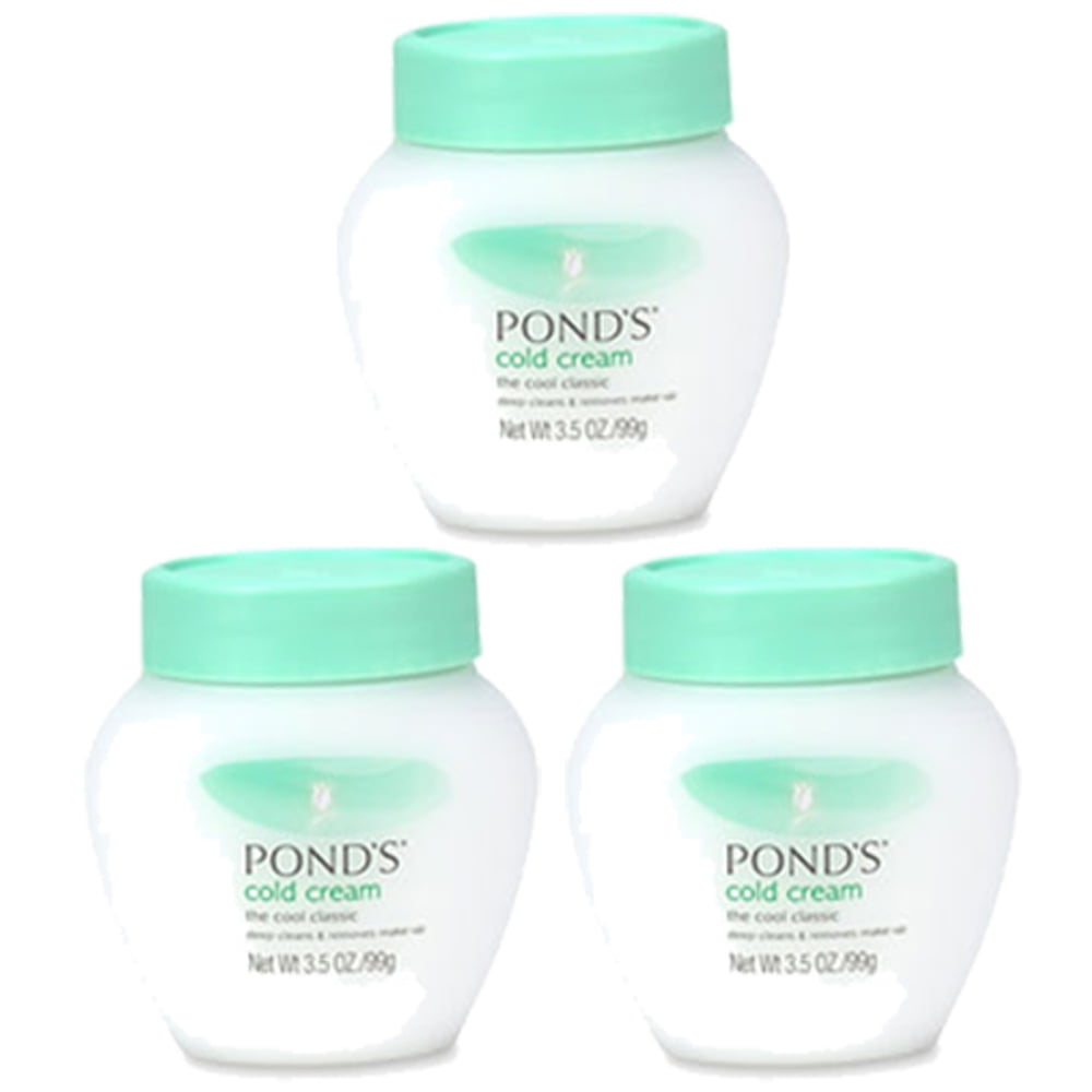 Pack of 3 New Ponds Cold Cream The Cool Classic 3.5 oz 