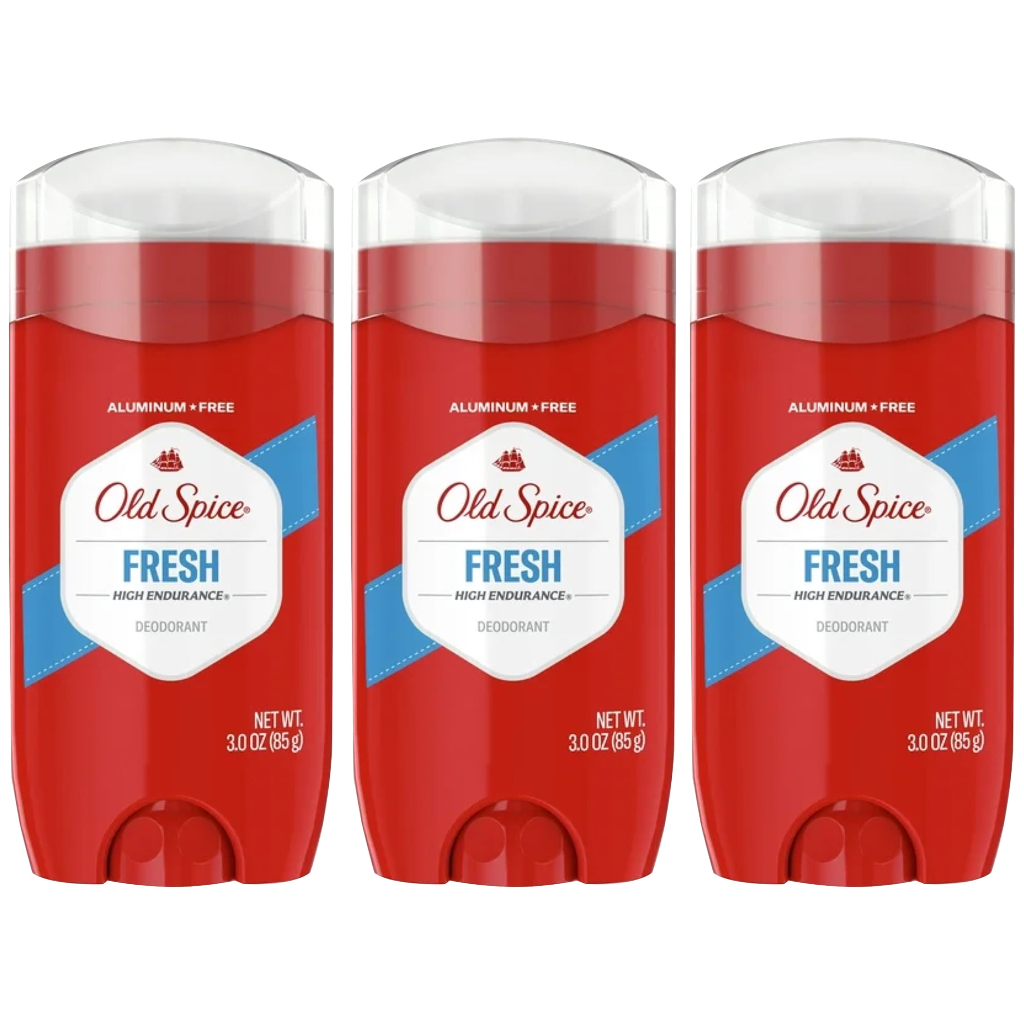Pack of (3) Old Spice High Endurance Fresh Scent Deodorant for Men, 3.0 oz