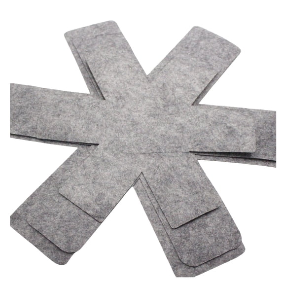 Pack of 3 Pan Protectors - Versatile Kitchen Accessories to Scratches and Maintain Pot Quality with Stacking in Distinct Sizes