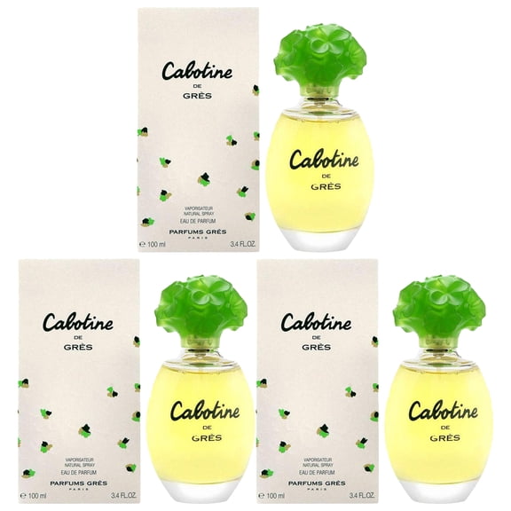 Pack of (3) Parfums Gres Cabotine Womens 3.4-ounce Eau de Parfum Spray