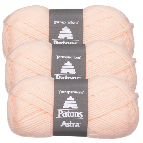(Pack of 3) Patons Astra Yarn - Solids-Apricot