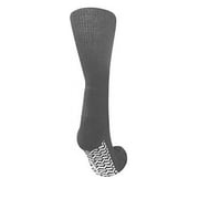 PERSONAL TOUCH HEALTH CARE APPAREL Pack of 3 Personal Touch Comfortable Diabetic Slipper Socks Crew Style (Gray, 10-13)