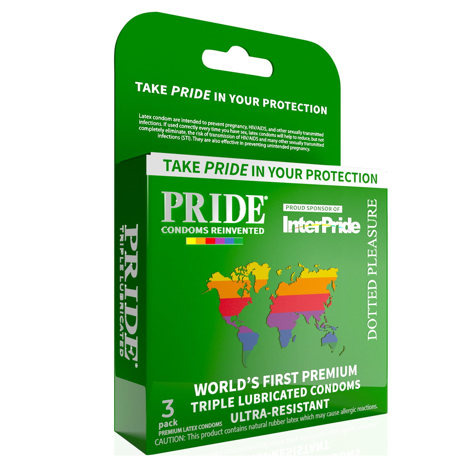 Pride Triple Ultra Resistant Lubricated Latex Bulk Condoms 3/6/12/24/48 Pack - Bild 14 von 33