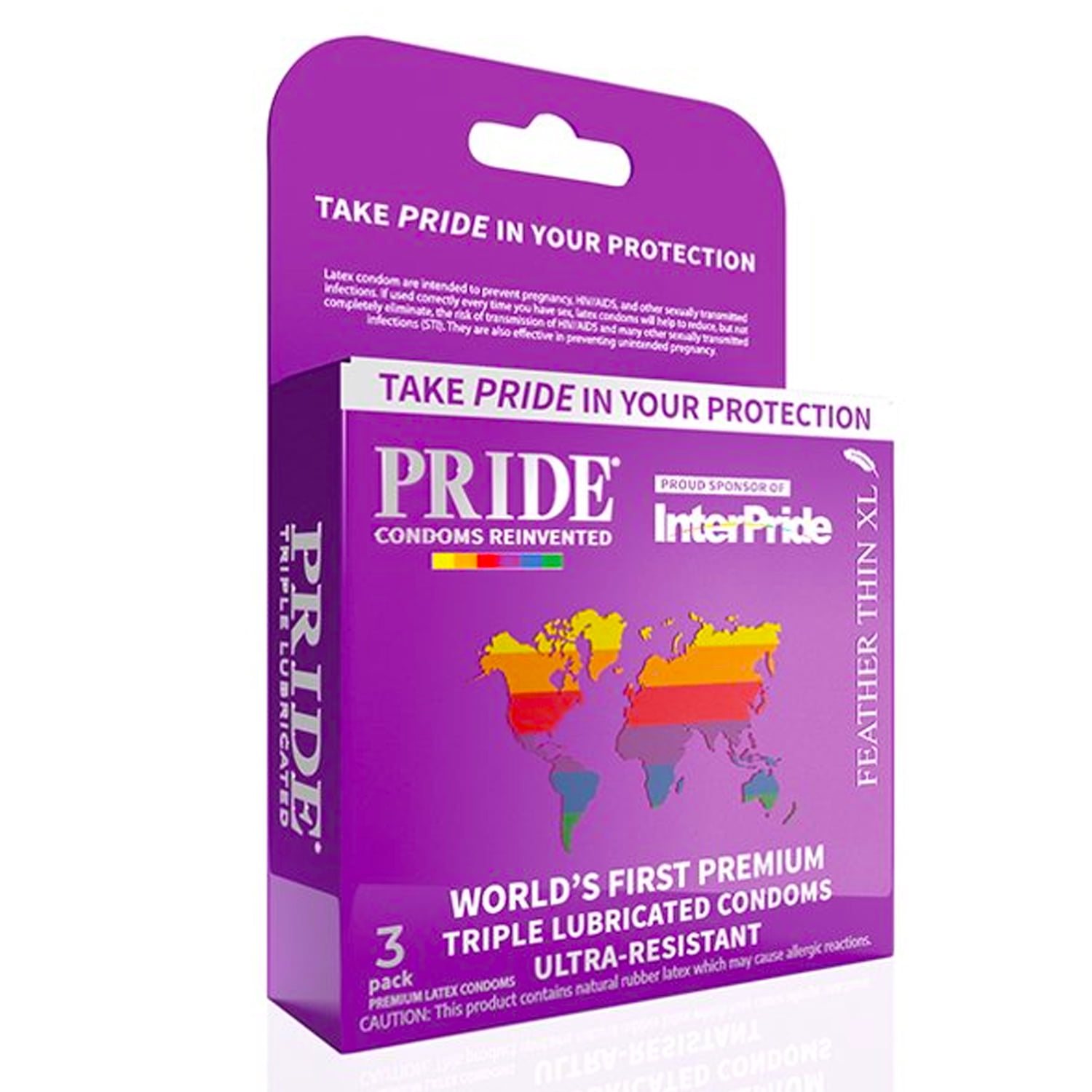 Pride Triple Ultra Resistant Lubricated Latex Bulk Condoms 3/6/12/24/48 Pack - Bild 26 von 33