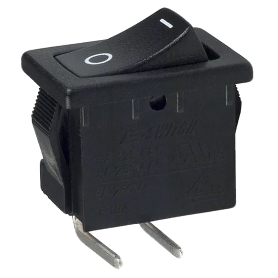 Pack of 3 R1966ABLKBLKGRB SWITCH ROCKER SPST 15A 125V :ROHS