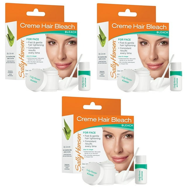 Pack of (3) Sally Hansen Creme Hair Bleach For Face