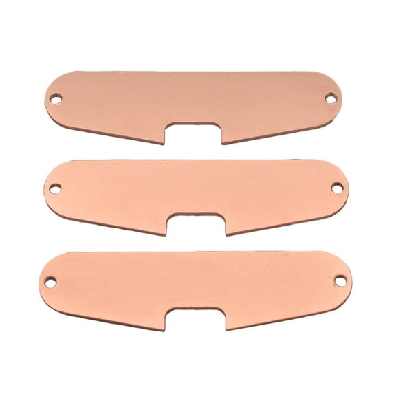 Pack of 3 Single Coil Guitar Pickups Baseplate Copper Construction for Clear Sound Captures and Easy Installation
