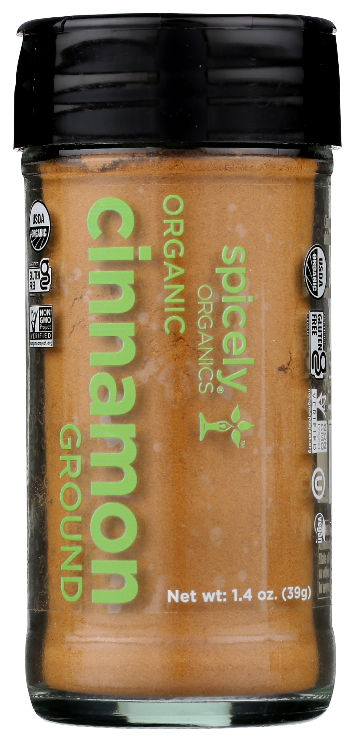 (Pack of 3), Spicely Organics Organic Cinnamon Ground, 1.4 oz