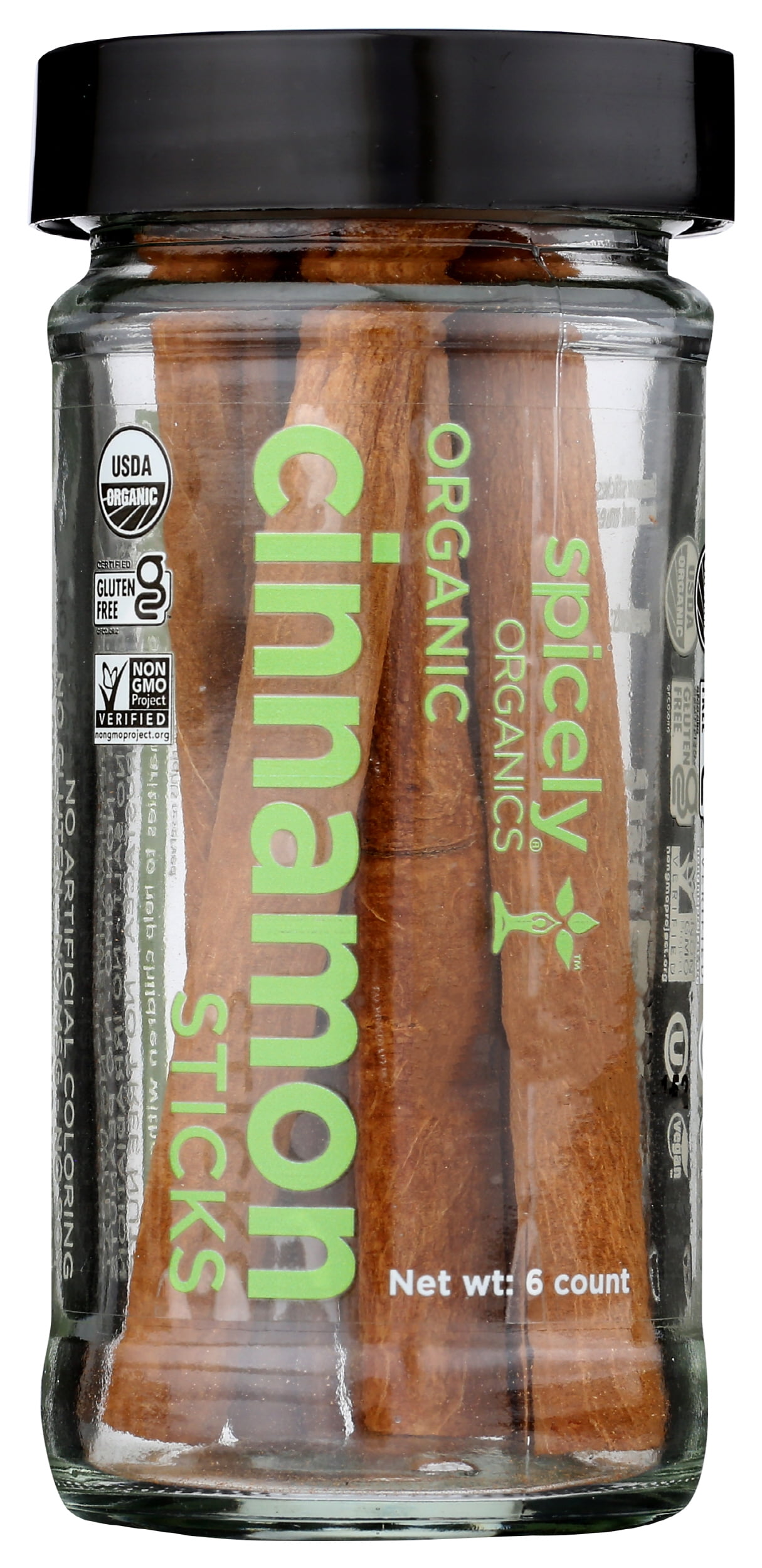 (Pack of 3), Spicely Organics Organic Cinnamon Sticks, 6 pc