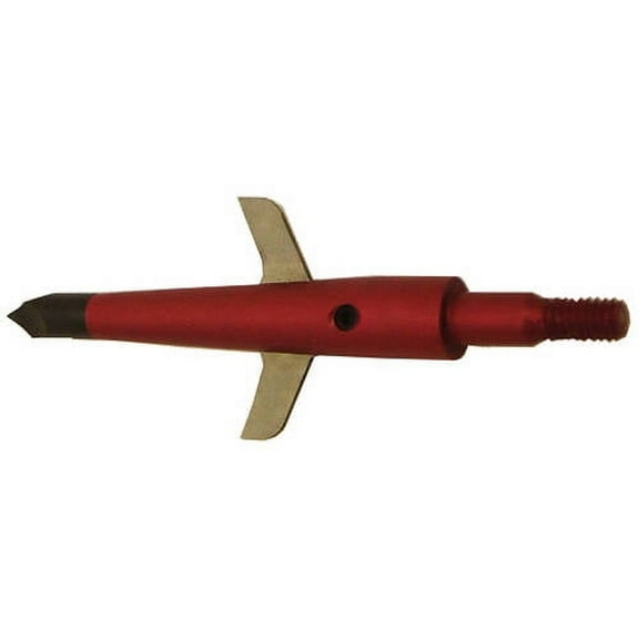 (Pack of 3) Swhacker 2 Blade Broadhead Practice Heads, 100 Grain, 1.75" Cut, Red