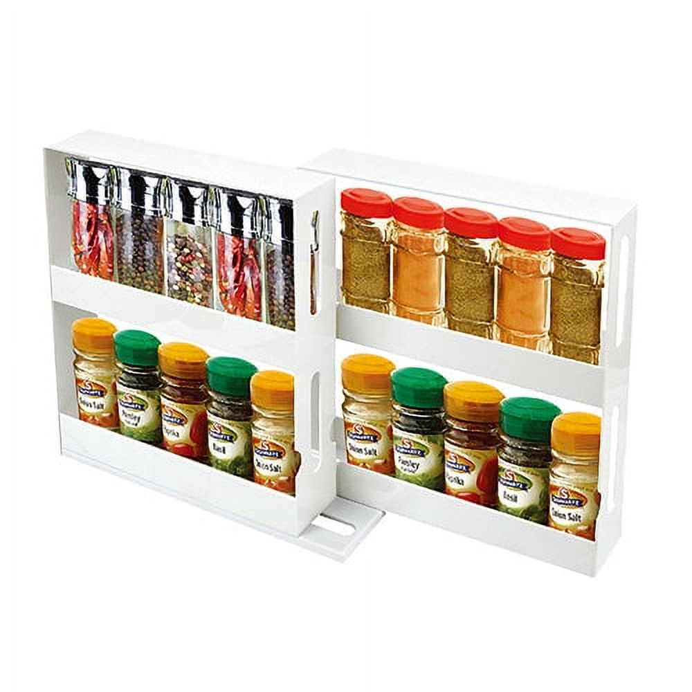 [Pack of 3] Swivel Organizer Revolving Kitchen Rack Spice