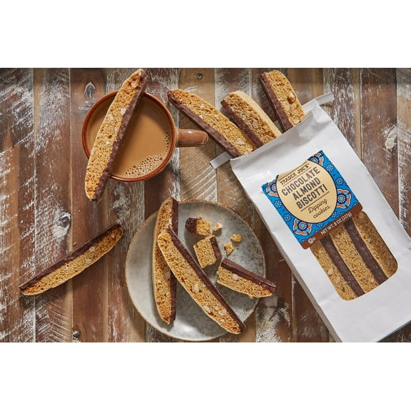 Pack of 3 - TJs Chocolate Almond Biscotti 8 Oz