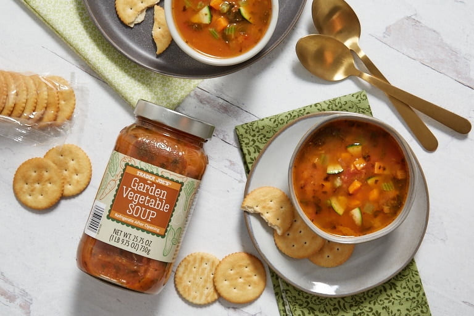 Pack of 3 - TJs Garden Vegetable Soup 25.75 Oz