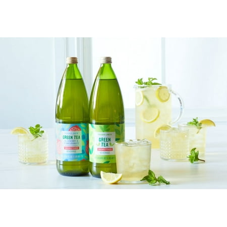 Pack of 3 - TJs Green Tea Unsweetened Beverage 33.8 Fl Oz