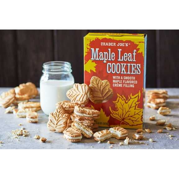Pack of 3 - TJs Maple Leaf Cookies 11.4 Oz
