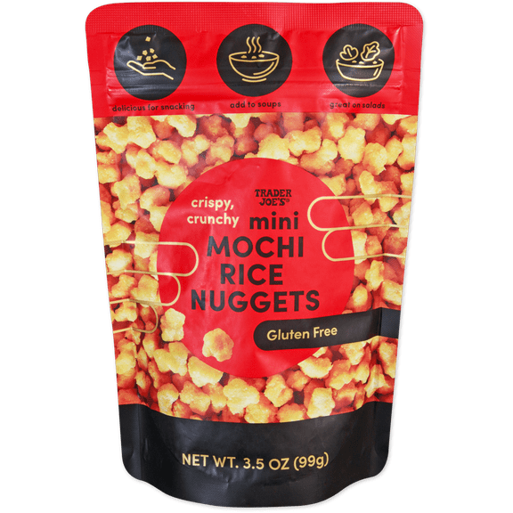 Pack of 3 - TJs Mini Mochi Rice Nuggets 3.5 Oz