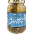 thumbnail image 1 of Pack of 3 - TJs Organic Kosher Sandwich Pickles 16 Fl Oz, 1 of 1