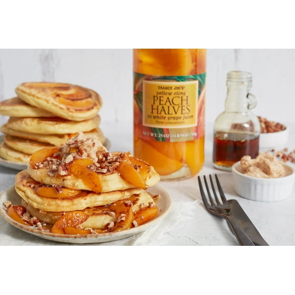 Pack of 3 - TJs Yellow Cling Peach Halves 24.7 Oz