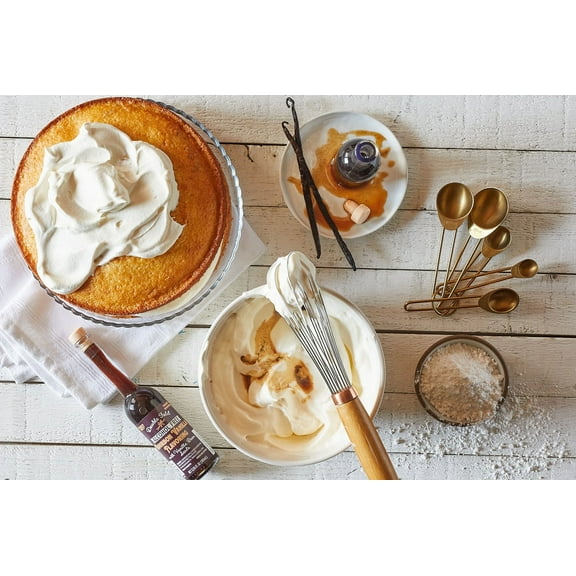 Pack of 3 - TJs Double Fold Alcohol Free Bourbon Vanilla Flavoring 3.55 Fl Oz