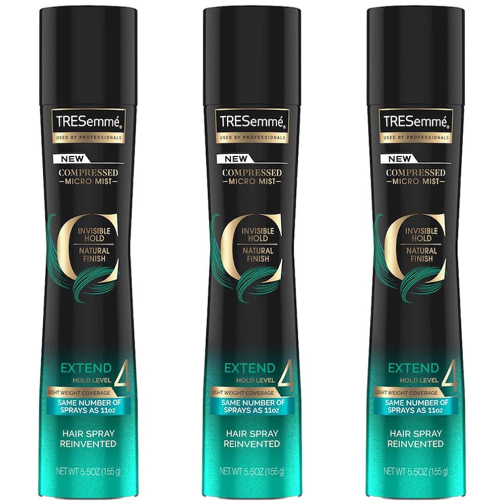 Pack of (3) Tresemme Compressed Micro Mist Extend #4 Hold 5.5 Ounce ...