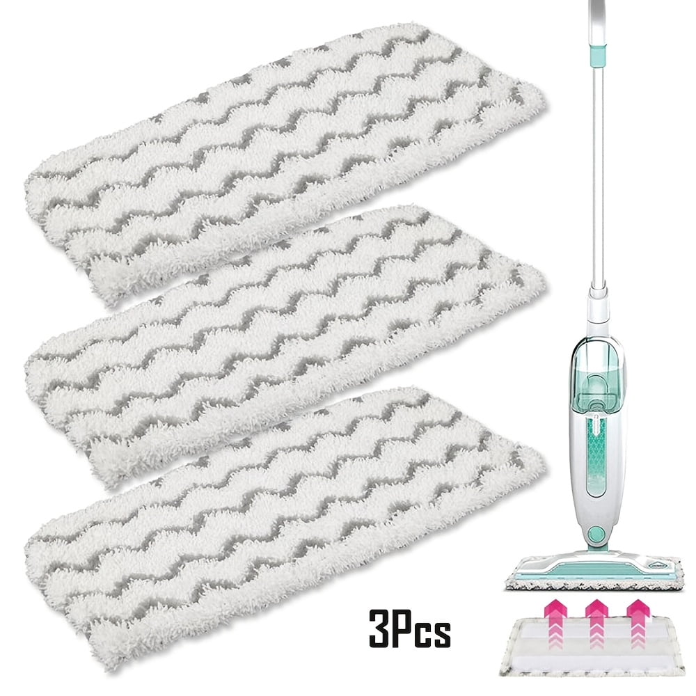 Pack of 3 Ultra-Fine Microfiber Replacement Pads for Steam Mops ...