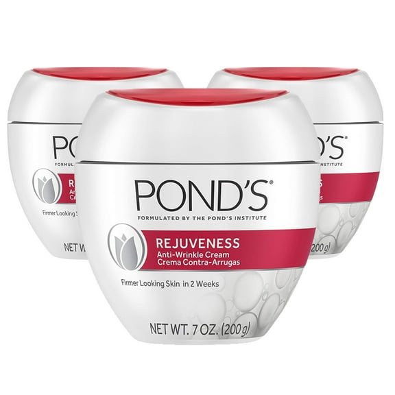 Pack of (3) Unilever Ponds Rejuveness Anti-wrinkle Cream - 7 Oz