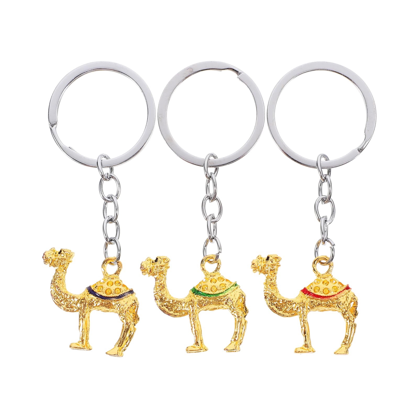 Pack of 3 Unique Camels Keychains with Mechanism and Elegant Appearance ...