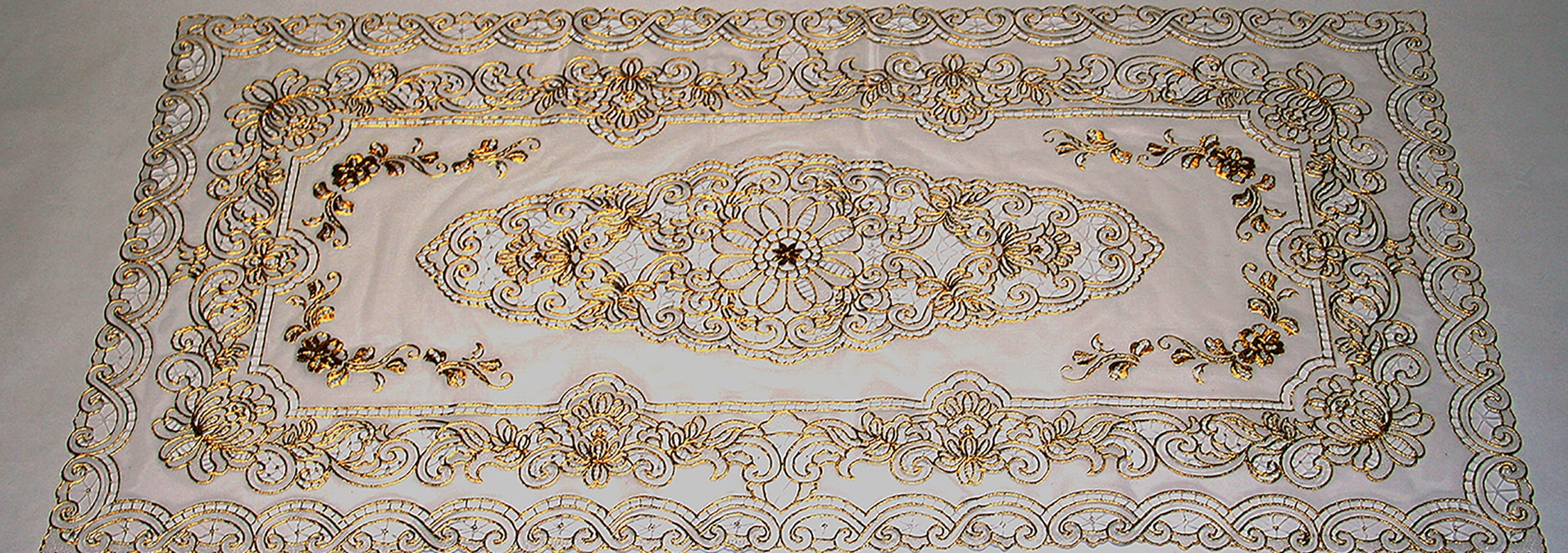 Pack of 3 Vinyl Table Runner, Placemat, Dresser or Nightstand Scarf