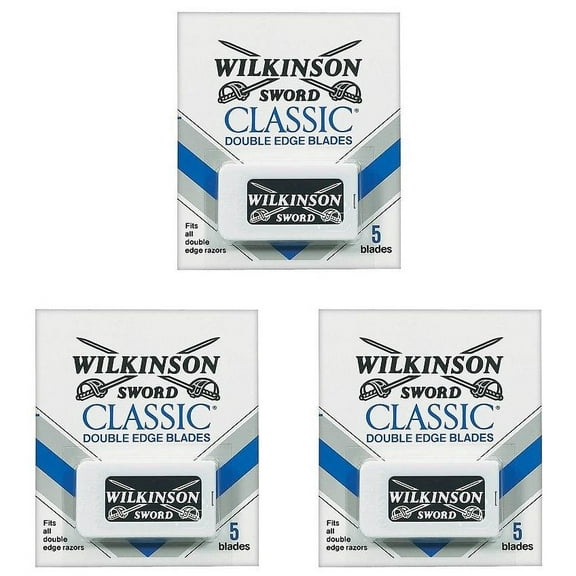 Pack of (3) Wilkinson Sword Classic 5 Double Edge Blades