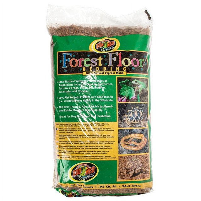 [Pack of 3] Zoo Med Forest Floor Bedding Natural Cypress Mulch 48 quart
