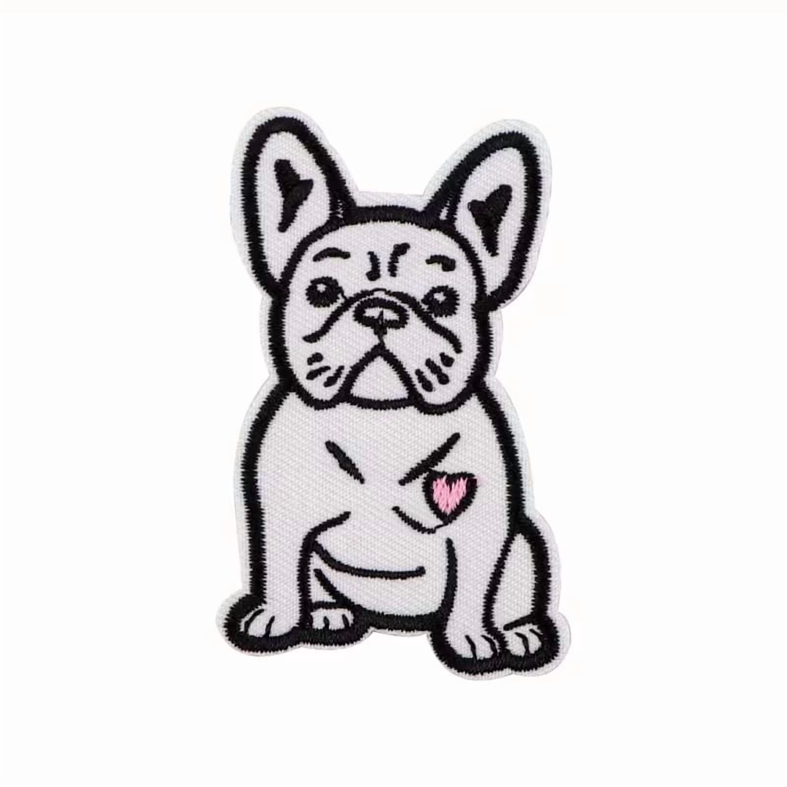Pack of 3 embroidered iron-on patches for sewing, suitable for jackets and backpacks