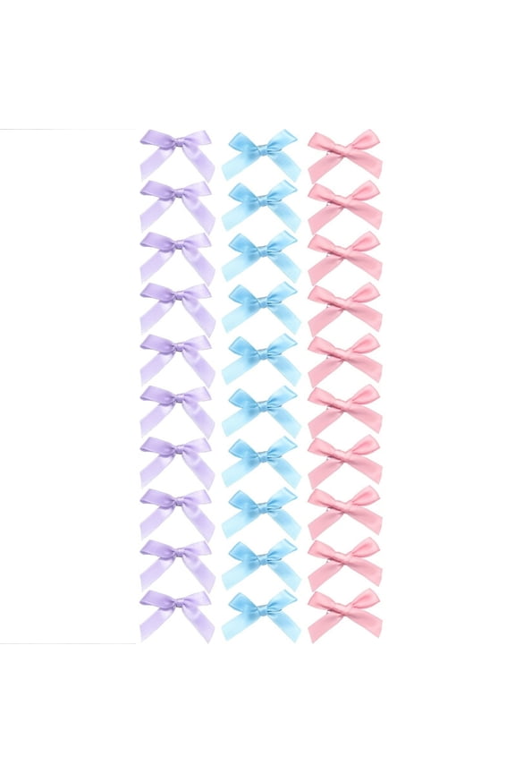 Pack of 30 Elegant Hair Bows Mini Clip for Women Girls Children Wedding Party