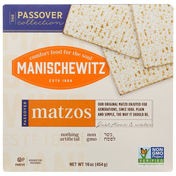 Pack of 30, Manischewitz Matzos, 16 oz