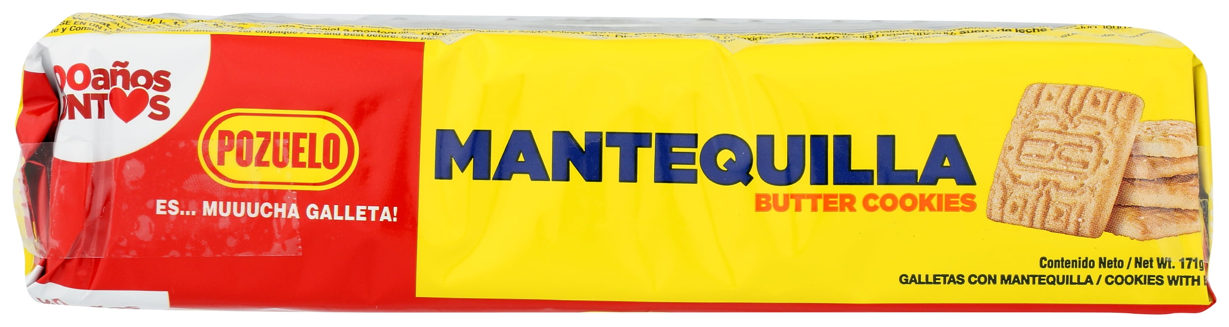 Pack of 30, Pozuelo Mantequilla Butter Cookies, 5.6 oz