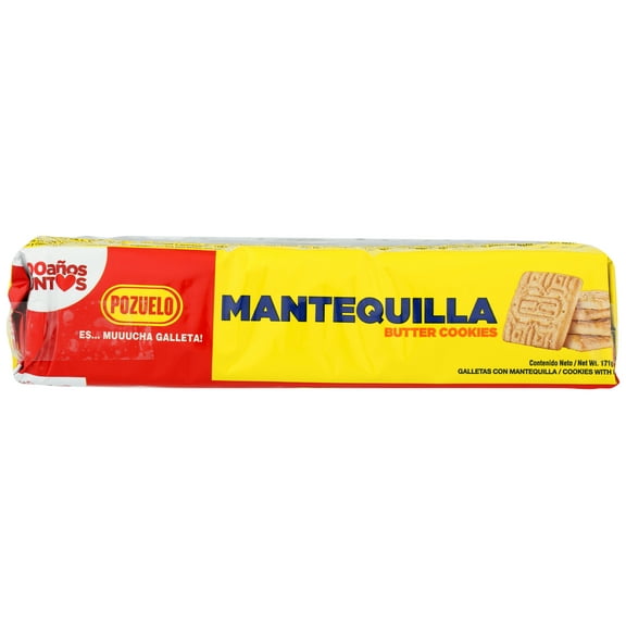Pack of 30, Pozuelo Mantequilla Butter Cookies, 5.6 oz