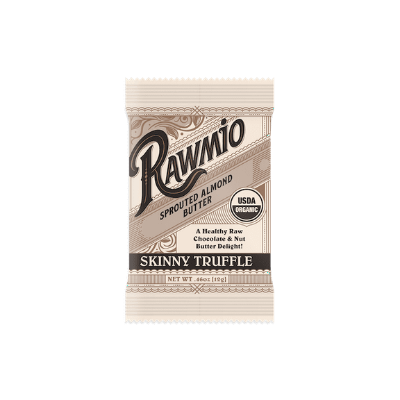 (Pack of 30), Rawmio Sprouted Almond Butter Skinny Truffle, 0.46 oz