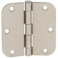 thumbnail image 1 of (Pack of 30) Tempo Satin Nickel 3.5" x 3.5" Door Hinges with 5/8" Radius Corners, 1 of 1