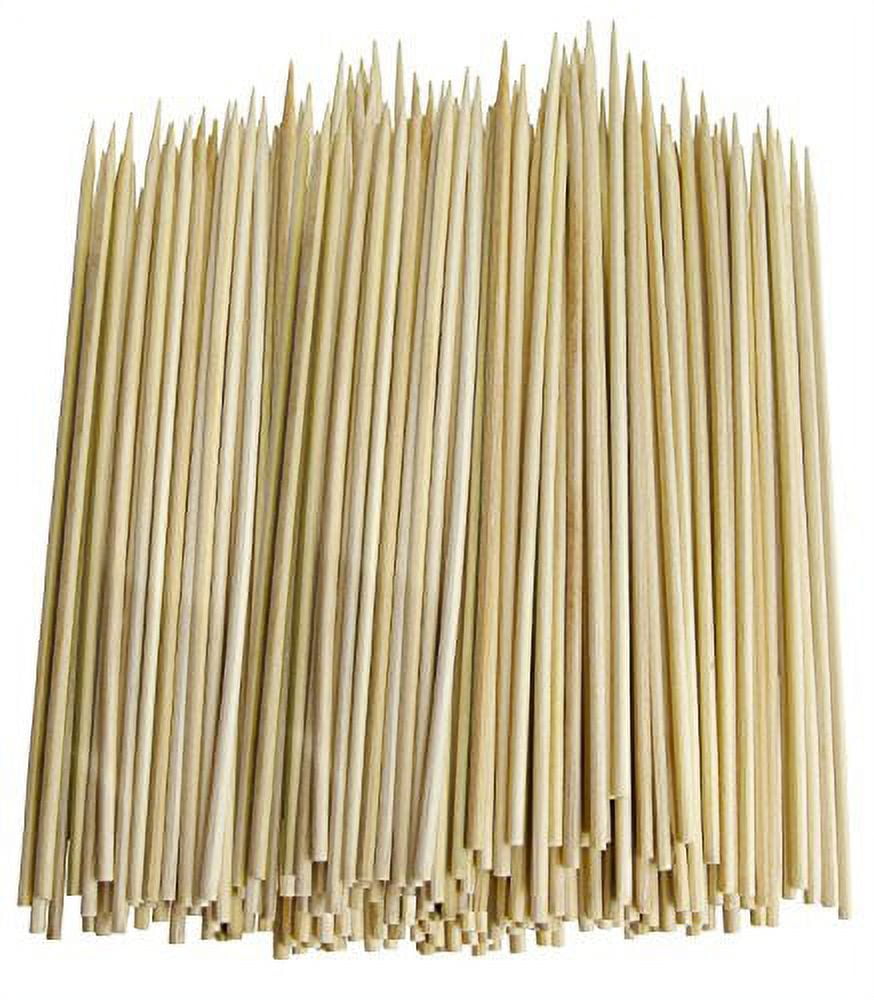 Pack of 300 Thin Bamboo Skewers for BBQ, Skewer, Shish Kabobs, Appetizers (12 Inch)
