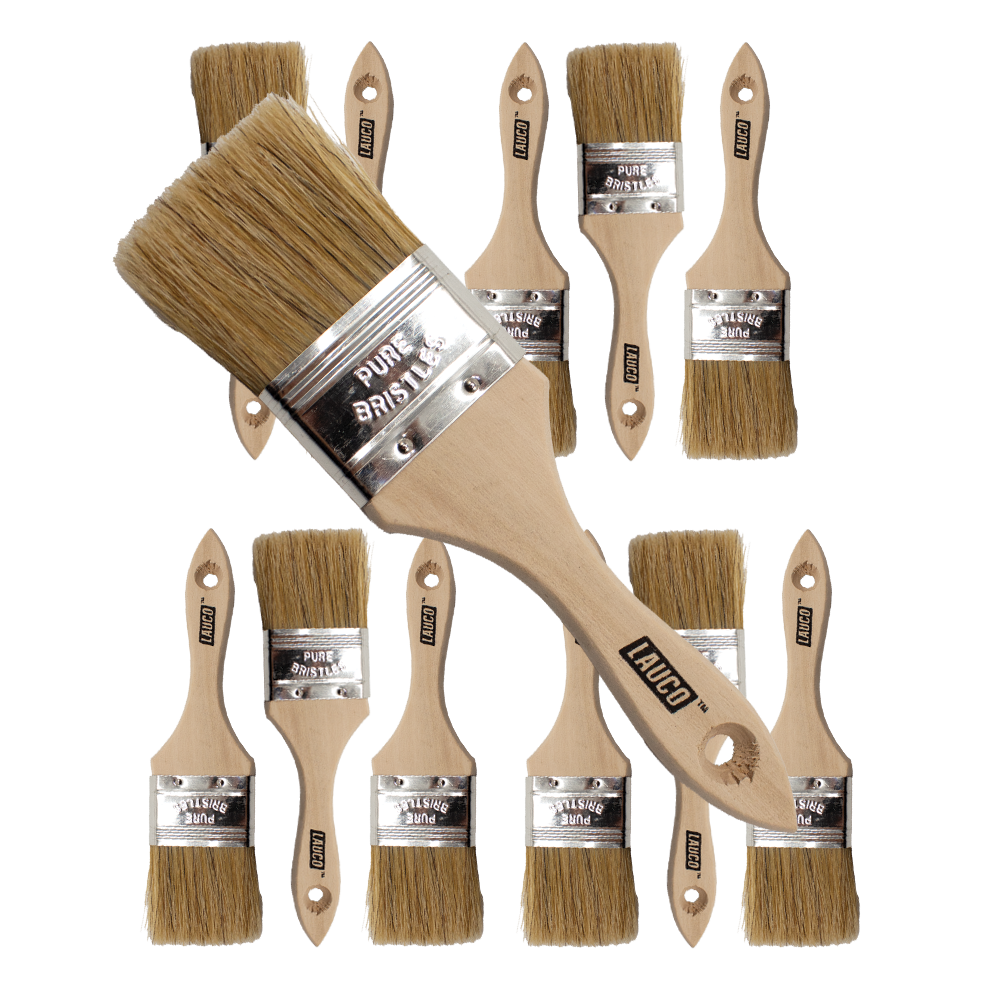 (Pack of 36) 2 Inch, Chip Paint Brushes Chip Paint Brush Light Brown