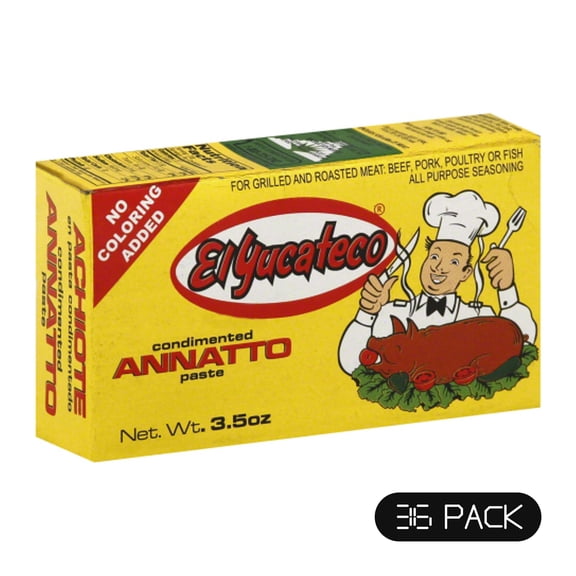 (Pack of 36) El Yucateco Achiote Paste 3.5 Oz