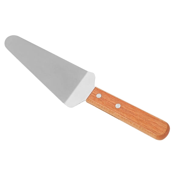 (Pack of 3PCS) Muka Stainless Steel Pie Server with Wood Handle, 10 Inch