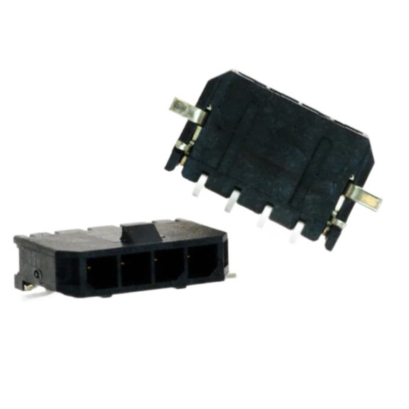 Pack of 4 0436500413 Connector Header Surface Mount, Right Angle 4 position 0.118 (3.00mm)