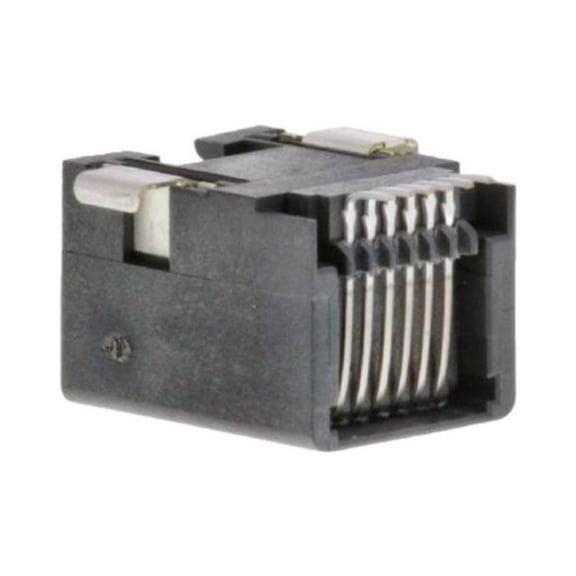 Pack of 4 0437436001 Jack Modular Connector 6p6c (RJ11, RJ12, RJ14, RJ25) 90 Angle (Right) Unshielded Cat3