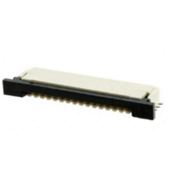 Pack of 4 1-84952-5 Connector 15 Position FPC Connector Contacts, Bottom 0.039 (1.00mm) Surface Mount, Right Angle :RoHS, Cut Tape