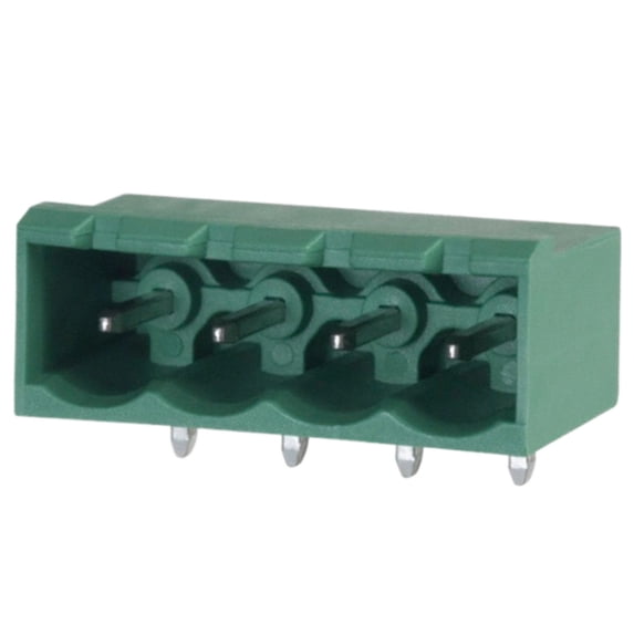 Pack of 4 1757268 Pluggable Terminal Blocks 4 Pos 5.08mm pitch Through Hole Header, Bulk, RoHS