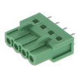 thumbnail image 1 of Pack of 4 1881396 Connector 4 Position Terminal Block Header, Female Sockets 0.200 (5.08mm) Vertical Through Hole :RoHS ICV2.5HC/4-G-5.08, 1 of 1