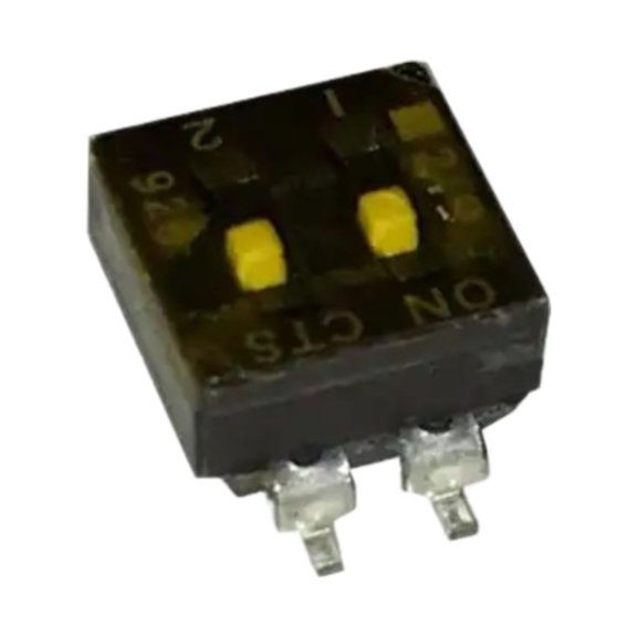 Pack of 4 219-2MSTR Switch Dip SPST 2 Position Surface Mount Slide Actuator 100mA 20VDC : RoHS