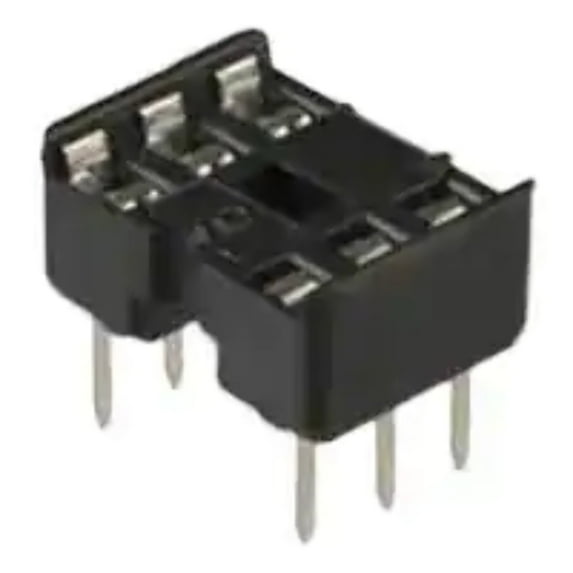 Pack of 4 243-06-1-03 CONNECTOR IC DIP SOCKET 6POS TIN :ROHS